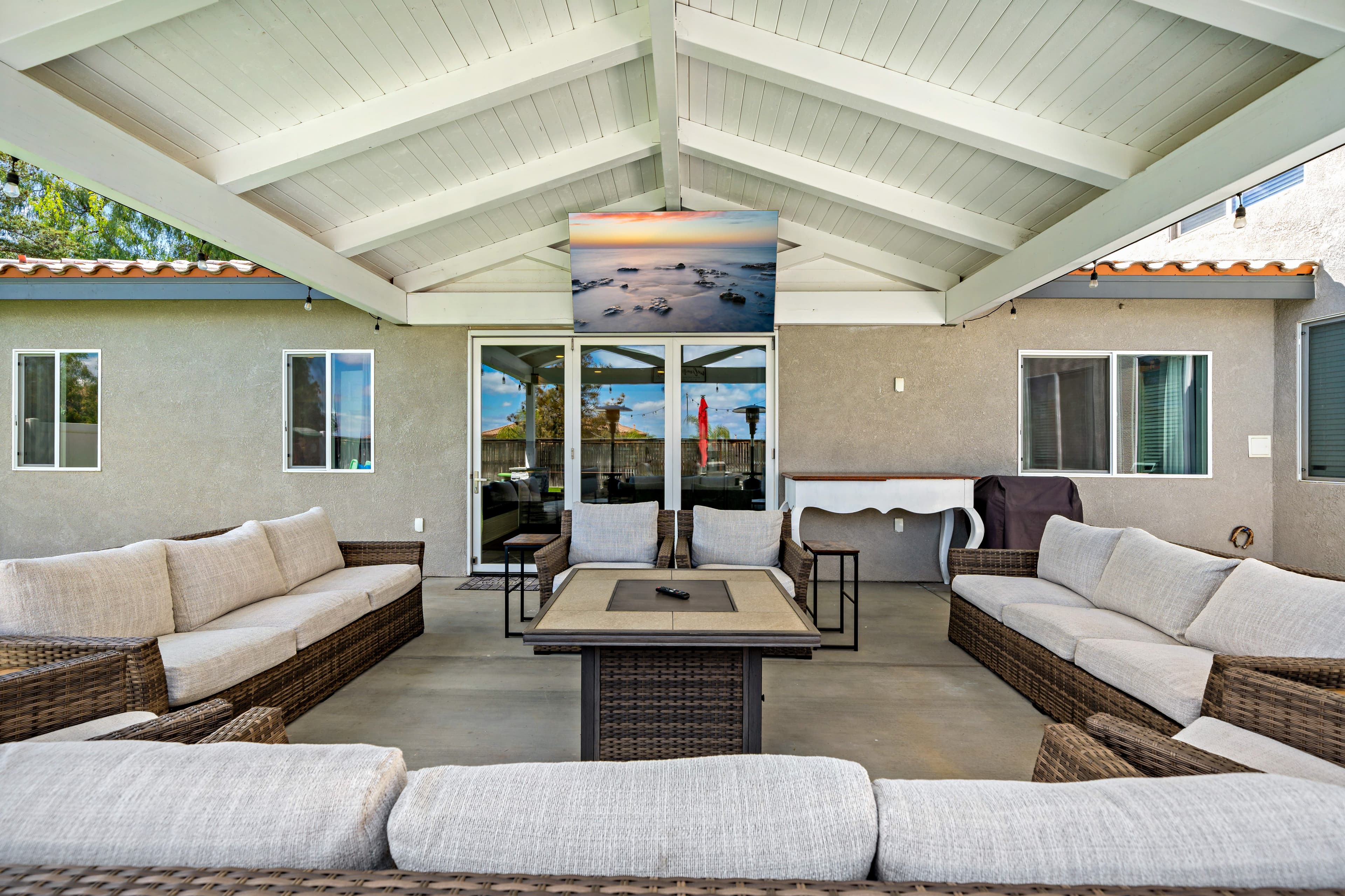 Covered patio
